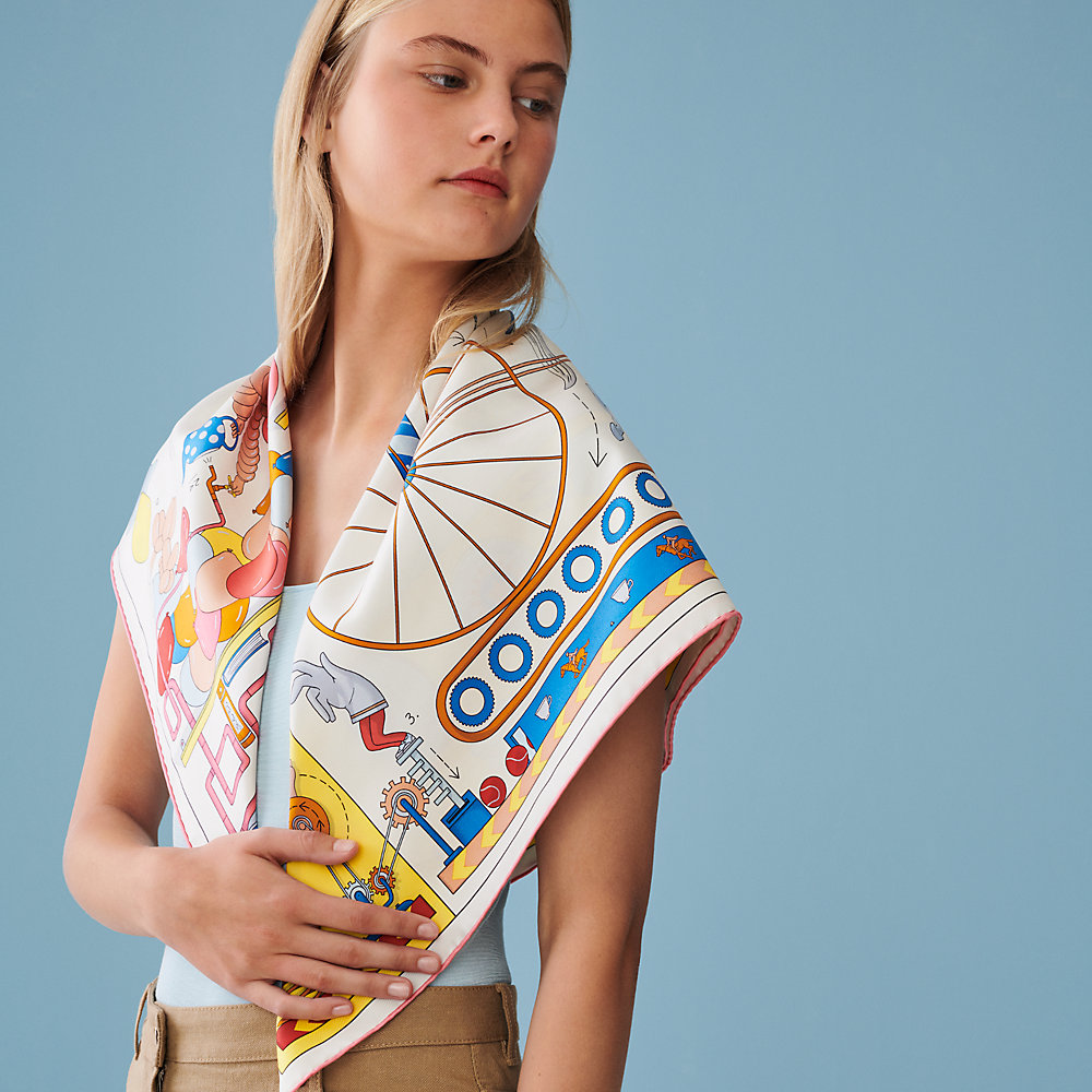 Tea for Two scarf 90 Hermès Czech Republic